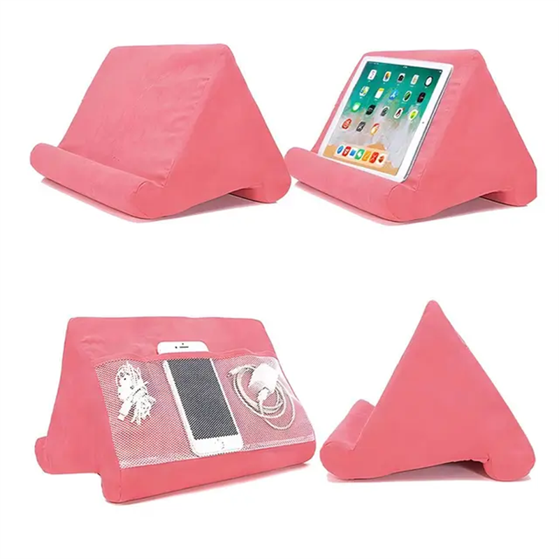Soporte de almohada para tableta, soporte multifunción para teléfono y tableta, cojín para IPad, soporte para teléfono móvil y portátil, soporte para cama y tableta: COFFEE