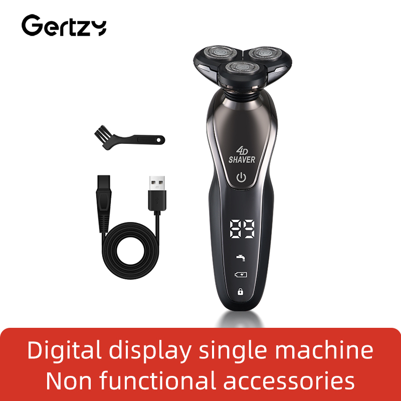 Elektrisch scheerapparaat Scheerapparaat voor mannen, roterende scheermachines, vaderdagcadeau: Default Title
