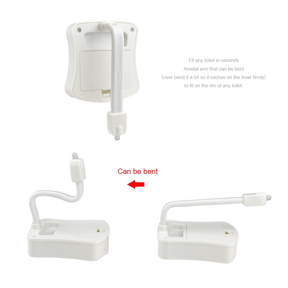 Infrarood Sensor Led Light Voor Badkamer Toilet Seat Night Security Verlichting Voor Wc Wc Accessoires Led Night Lamp Voor Kinderen