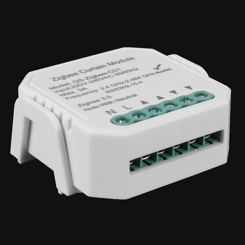 Zigbee Curtain Switch Module,Roller Shutter Blind Motor,Tuya Smart Life APP Remote Control for Google Home/Siri/Alexa
