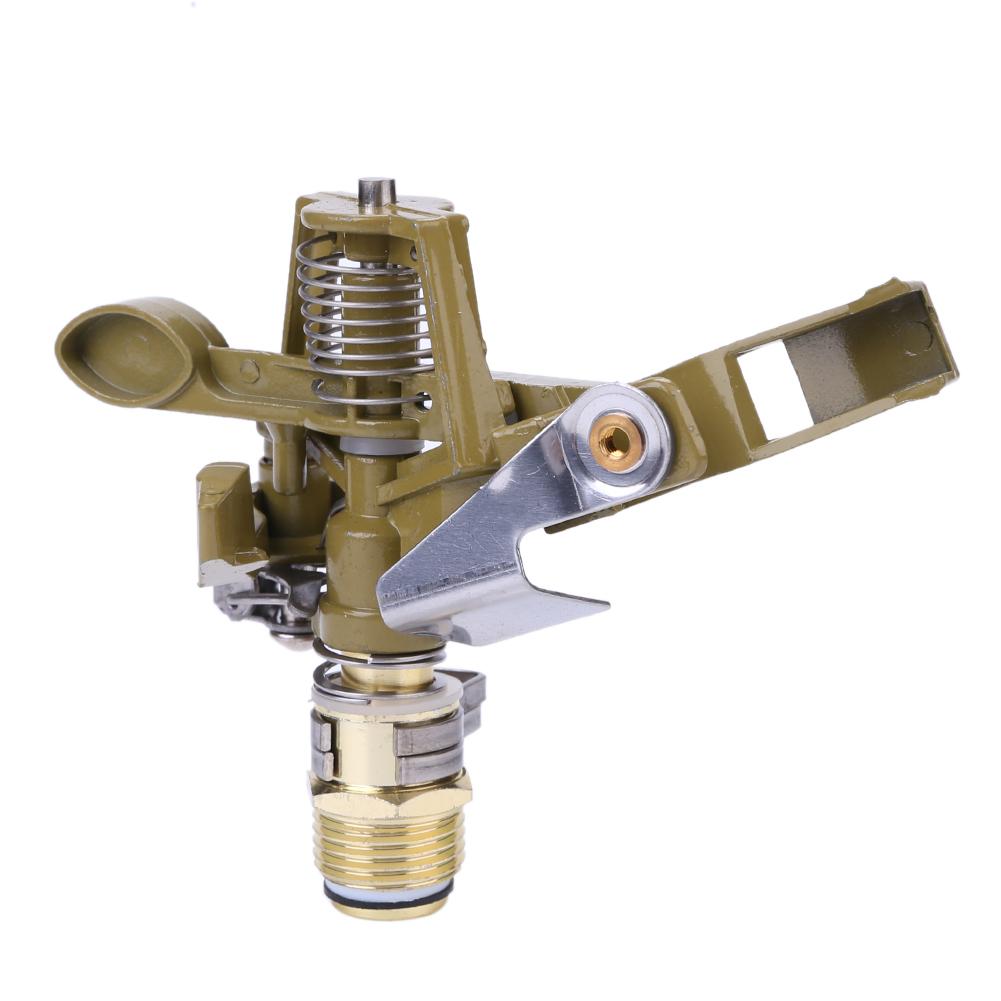 Garden Water Sprinkler Spray Nozzle Fountain Irrigation 1/2inch Connector Copper Rotate Rocker Arm watering Tool Water Sprinkler