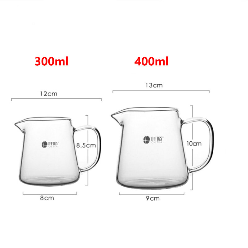 "kingteamall" glass gaiwan for gongfu cha tekopp tekar teverktøy tesett 300ml / 400ml