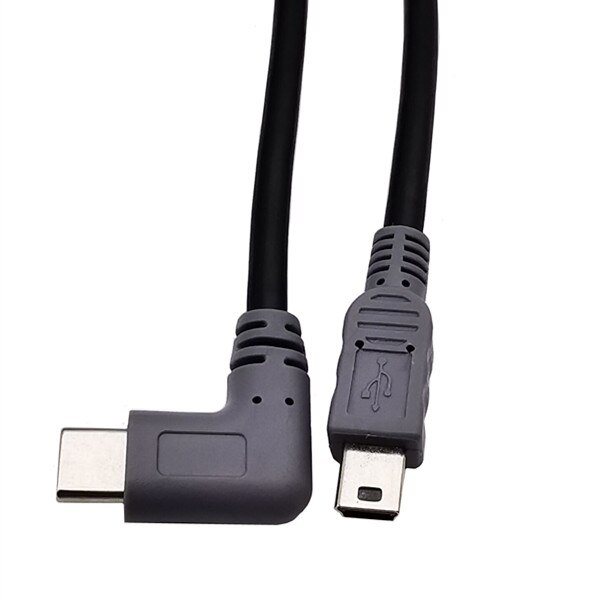 USB-C Type-C Naar Mini Usb 5pin & Micro Usb 5Pin & Type-C Usb C Male Naar mannelijke Otg Kabel Data Kopie Opladen Adapter Kabel 1M/100Cm: Mini USB