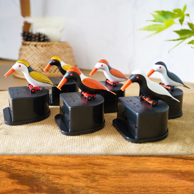 Neue Nette Kleine Vogel Zahnstocher Behälter Automatische Zahnstocher Spender Zahnstocher Halfter Dekoration Tisch Dekor