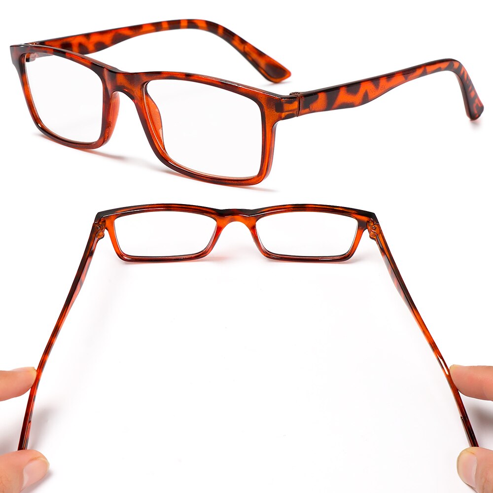 Lunettes de lecture presbytes unisexe, monture PC ultralégère, Portable, soins de Vision, haute définition + 1.0 ~ + 4.0