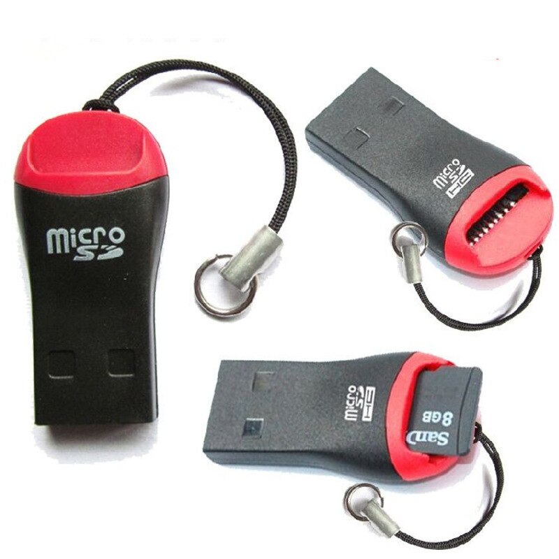 High Speed USB 2.0 Mini Micro SD T-Flash TF M2 Memory Card Reader