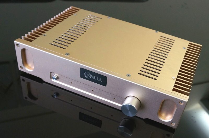 Gold / Silver 1969 All Aluminum Amplifier Chassis / Class A Amplifier Shell / AMP Enclosure / Case / DIY box (336*75*208mm)
