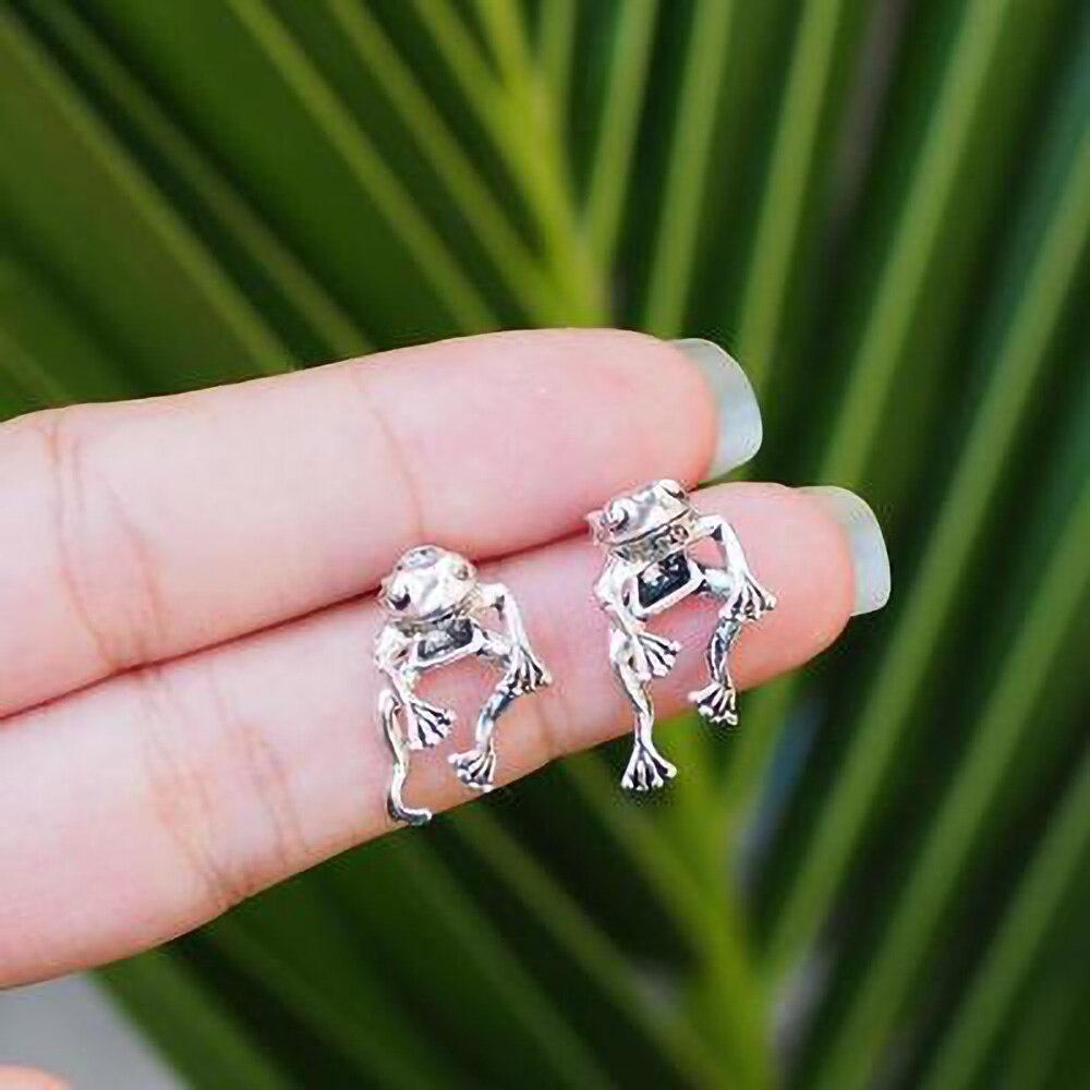 Leuke Vrouwen Kikker Oorbellen Voor Meisjes Animal Gothic Stud Oorbellen Piercing Vrouwelijke Koreaanse Sieraden Accessoires Brincos