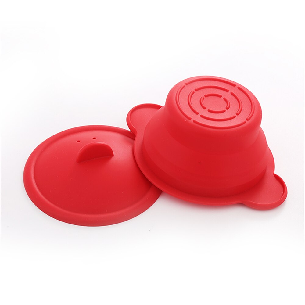 Realand Silicone Microwave Oven Steamer Kitchen Cooking Tools Cooker Oval Grain Cereal Vegetable Multi Bowl Plate Cookware