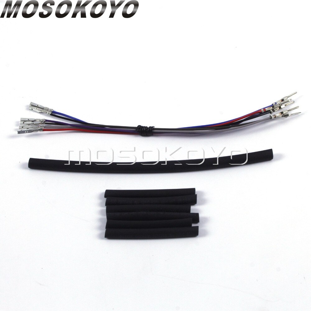 10"-12" APE Hanger Handlebar Wiring Extension Kit Line Cable Wire Extender for Harley Touring Road King Street Glide 2007