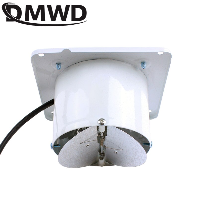 Dmwd 4 tommer 20w kjøkken toalett avtrekksvifte ventilator 4 " vindu dårlig hengende veggkanal luftblåser 100mm metallrør avtrekk