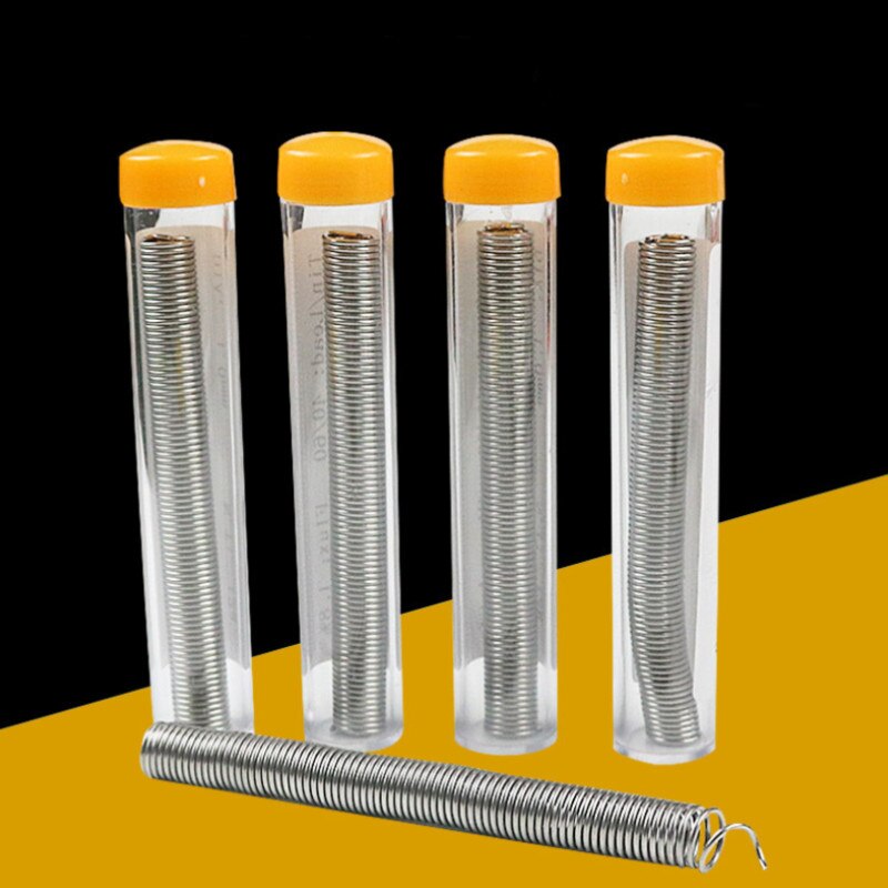 1.0mm 40/60 Tin/Resin Flux Rosin Core Solder Soldering Wire & Pen Tube Dispenser Tin Lead Core Soldering Wire Tool