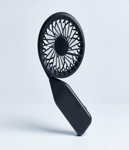 Ventilateur portable usb, ventilateur froid, mains libres, ventilateur de cou suspendu, mini ventilateur de sport rechargeable, 3- vitesses réglables, double ventilateur de cou pour la maison et le bureau: Noir