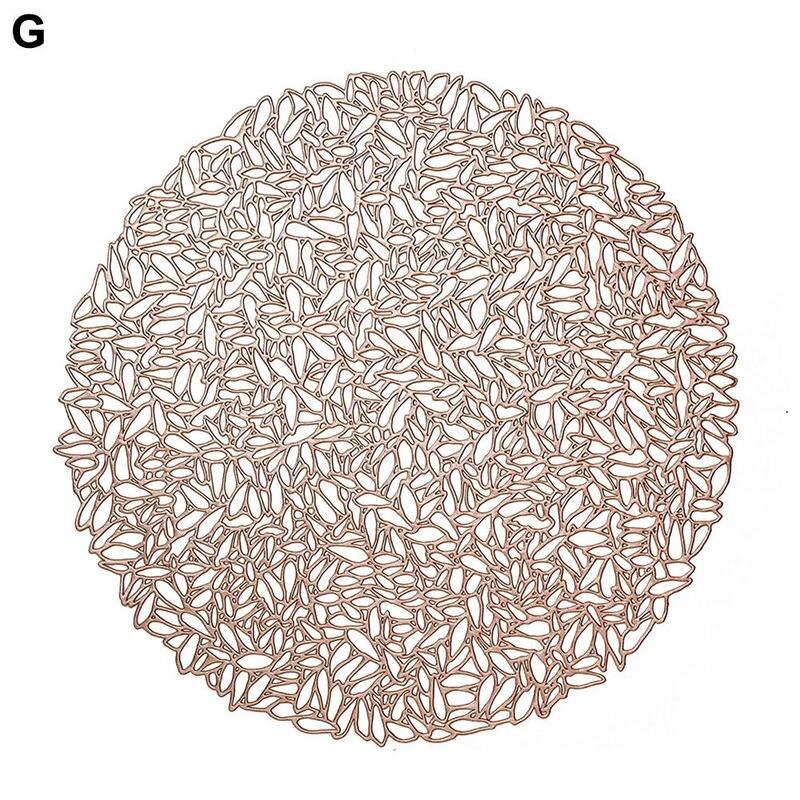Coaster Mat Pvc Round Coaster Pads PVC Placemats For Kitchen Place... – Vicedeal