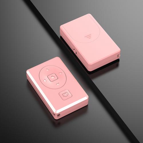 Mini Wireless Bluetooth Remote Control Selfie Camera Shutter Page Turning Remote Control for Phone for Android / iOS Cell Phone: Red