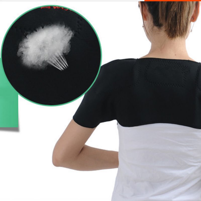 Double épaule soutien auto-chauffant thermique respirant enveloppement protecteur plus orthèse pour les femmes enceintes âgées hommes