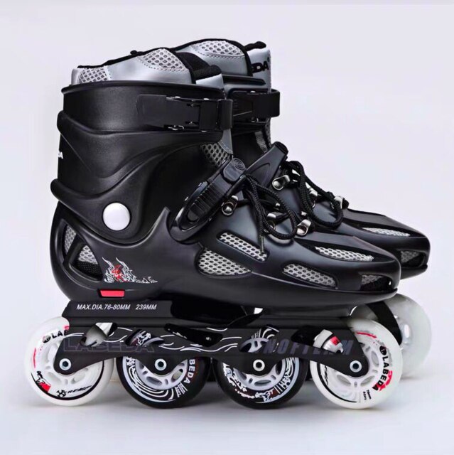 Adult roller skates single row flat skates roller skates pulley: 37