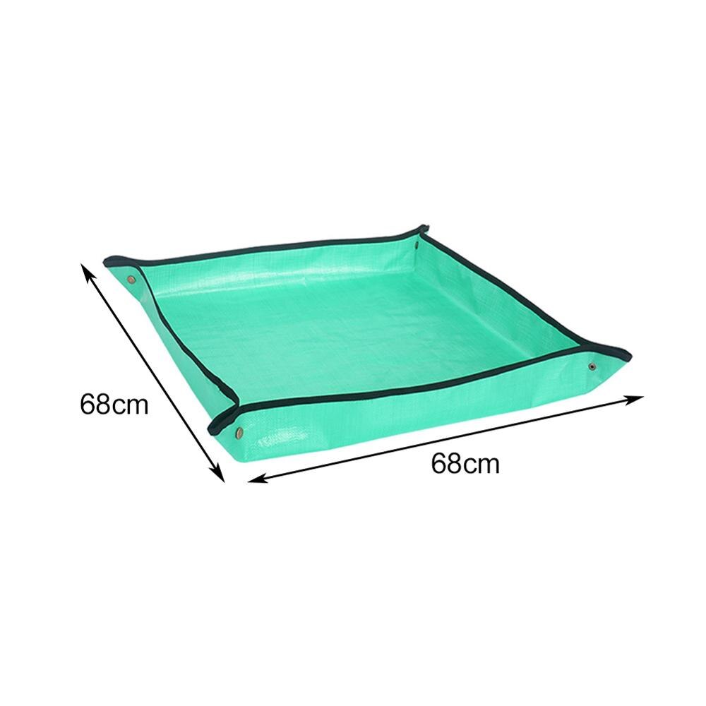 68/100cm Planting Mat PE Gardening Mat Green Gardening Pad Plant Balcony Super Light Waterproof Flower Mat Garden Mat
