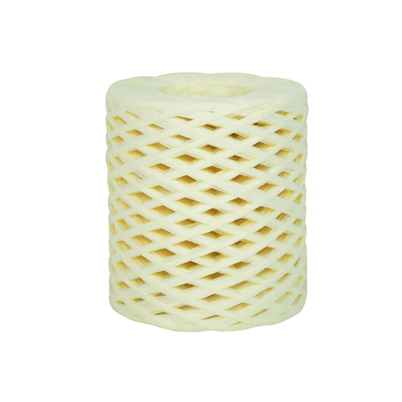 200m/Roll Hand-knitted Lafite Raffia Straw Paper Cord Ribbon For Wedding Birthday Party Packaging Box Craft Twine Belt Rope: B07