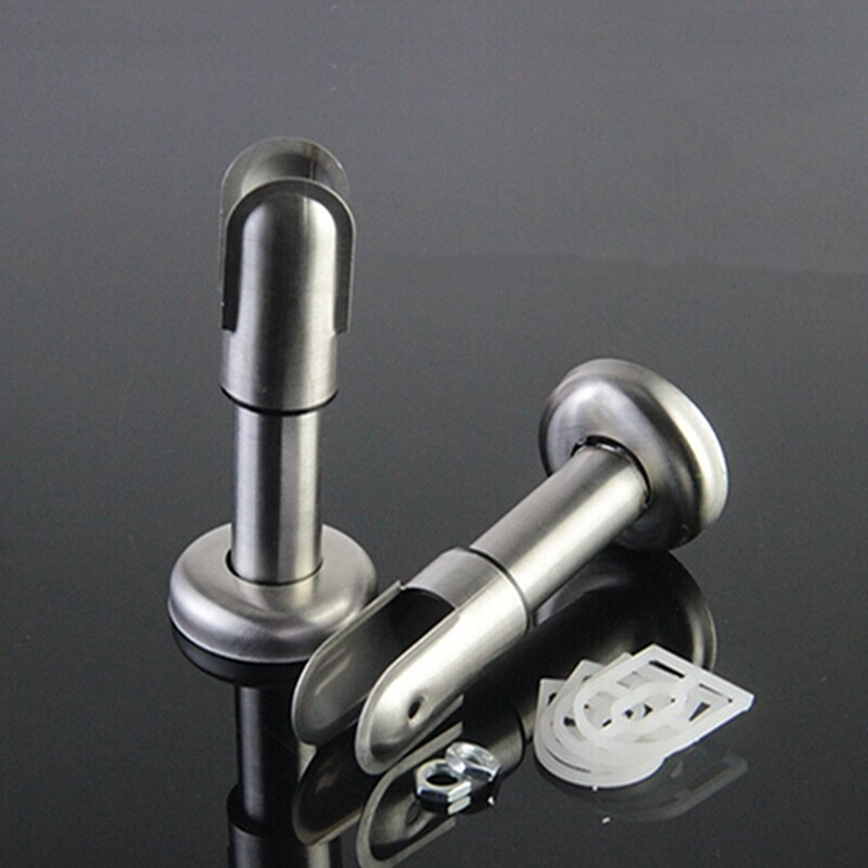 Stainless Steel Public Toilet Bathroom Partition Hardware Accessories Bracing Foot Adjustable Thickened Splint Bracket
