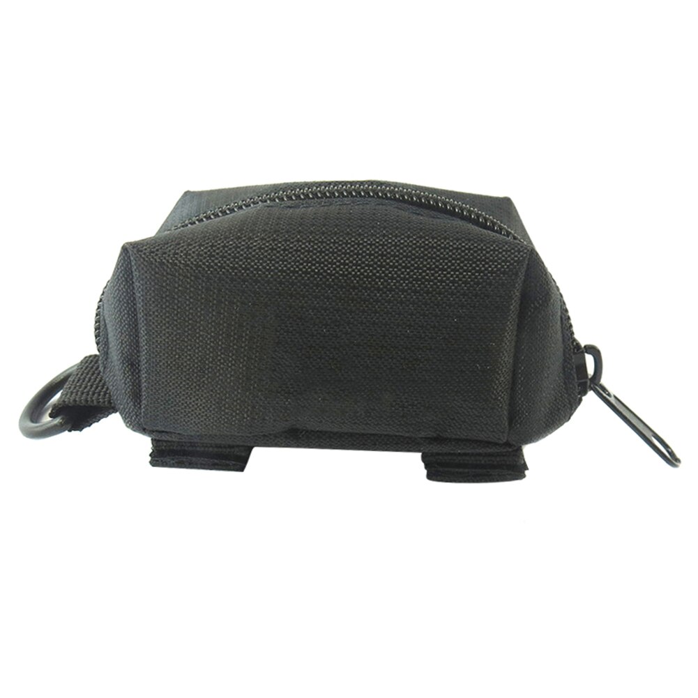 Pet Dog Garbage Clean Dispenser Box Pet Refuse Bag Zipper Dog Waste Poop Trash Bags AUG889: Black