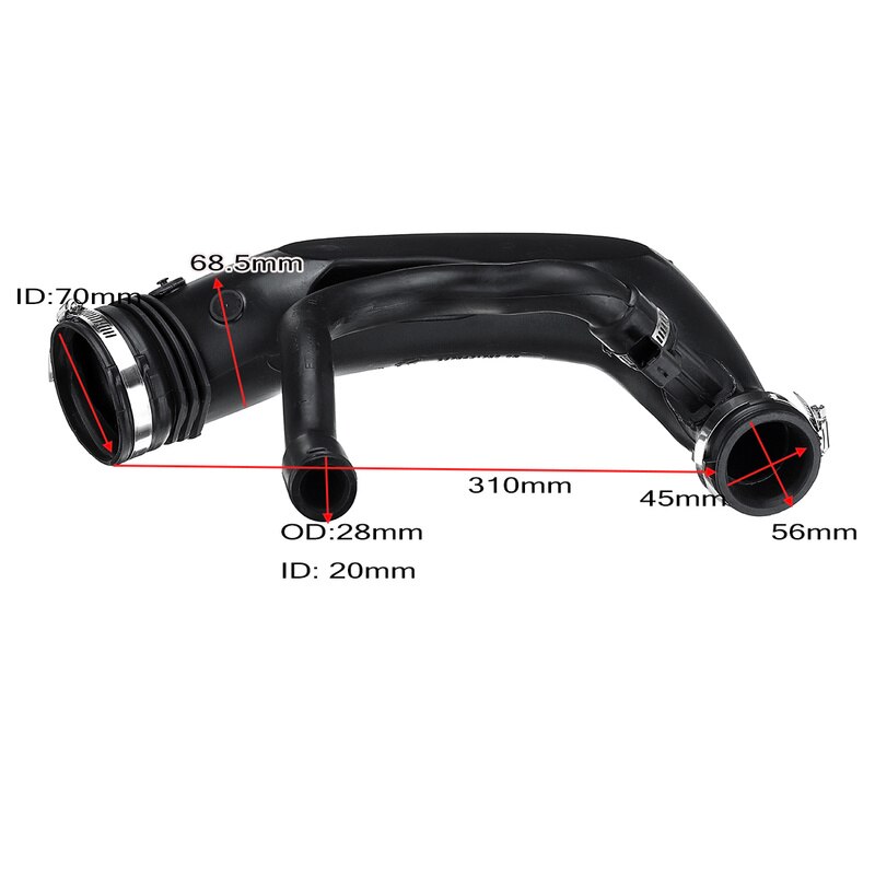 Air Intake Turbo Slang 1440Q6 9811909980 Voor Peugeot 308 408 3008 5008 207 508 Rcz 1.6 16V Citroen C4 c4L C5 Iii DS5 Picasso