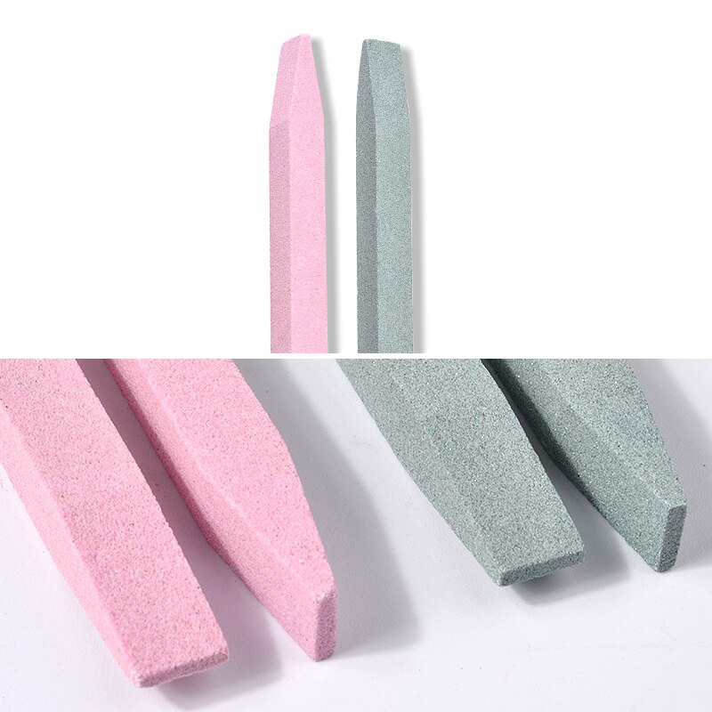 1Pc Quartz Scrub Stone Nail Files Nail Art Bar Cuticle Remover Trimmer Rod Pusher Dead Skin Polishing Block Stick Manicure Tools