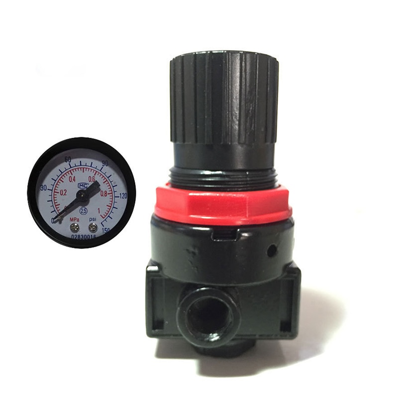 Air Pressure Regulator R1/4 Air Pressure Adjustment Table Air Pressure Gauge Regulator Digital 150 - 199 PSI 2 - 3.9 Inches