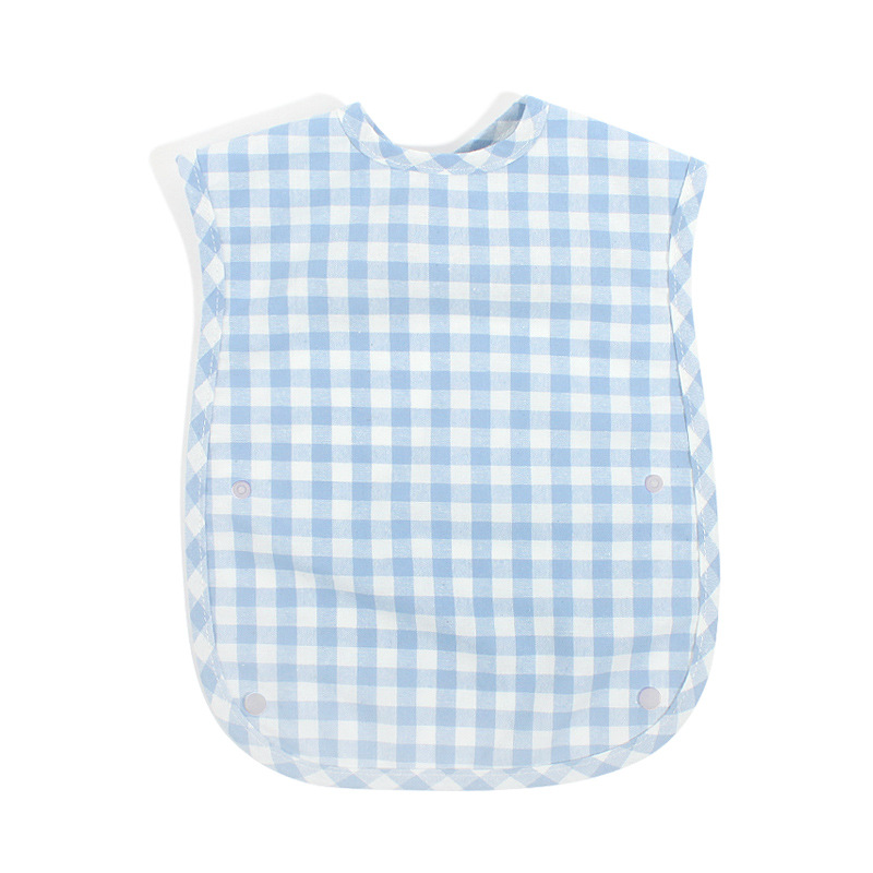 Baby Bib Waterdicht Kinderen Katoen Bib Baby Speeksel Handdoek Wegwerp Zomer Moeder En Baby Benodigdheden: Sky blue