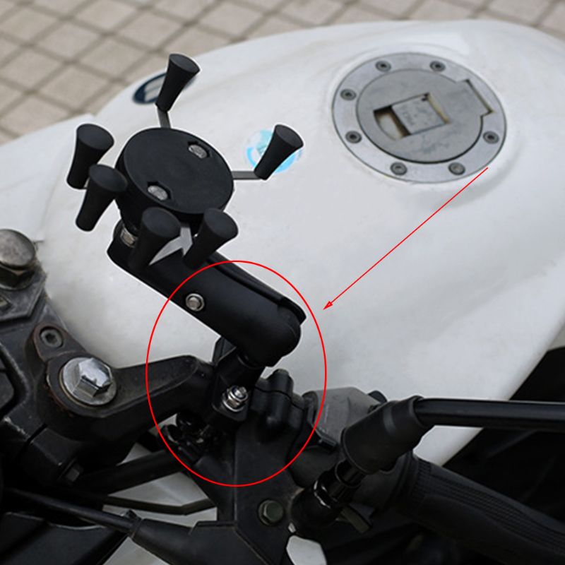1 einstellen U-Bolzen Motorrad Lenker Fahrrad Schiene Stange Montieren Basis 1 Zoll Ball für Gopro Kamera Smartphone für garmin Sony RAM Montieren