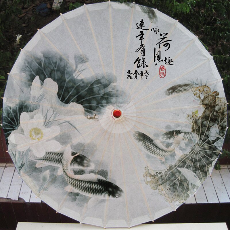 Bridal Umbrellas Wedding Floral Umbrella for Women Cosplay Oil Paper Parasol Women Photo Props Wedding Ornament: 7
