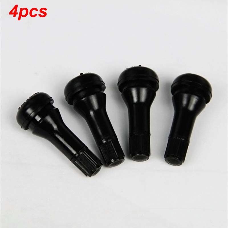Youwinme 4Pcs TR413 Car Wheel Valve Stem Brass Snap-In Tire Auto Passenger Tyre Short Rubber Vehicle