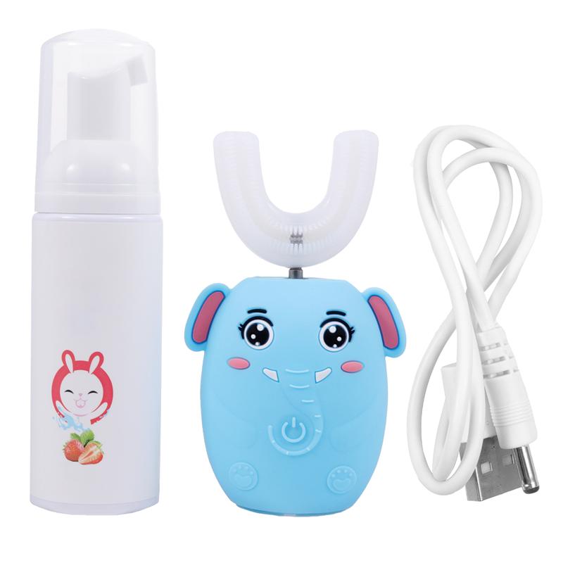 1 Set Of U Shape Electric Toothbrush USB Rechargeable Toothbrush Kids Toothbrush