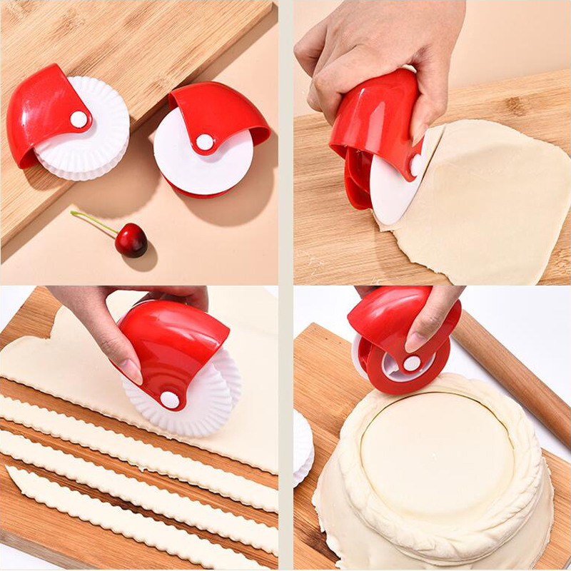 Machine de découpe de pâte à tarte, roue à rouler de façon spectaculaire, coupeur de pâte, outil de décoration, accessoires de cuisson