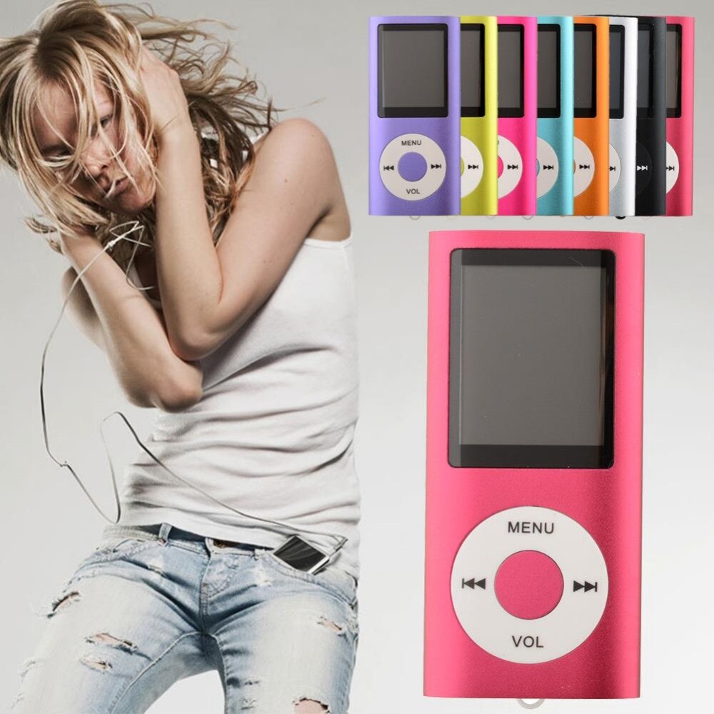 Zhkubdl 4th MP4 Speler Muziek Spelen Met Fm Radio Video Speler E-book Speler MP4 2 Gb 4 Gb 8 gb 16 Gb 32 Gb Sd Tf