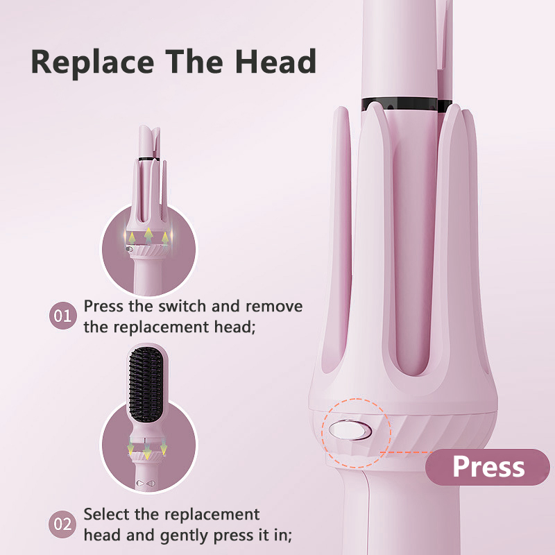 3-IN-1 Dual Purpose Negatieve Ionen 28mm/32mm Automatische Haar Krultang Verwarming Steil Haar kam Elektrische Keramische Curling Haar Stok