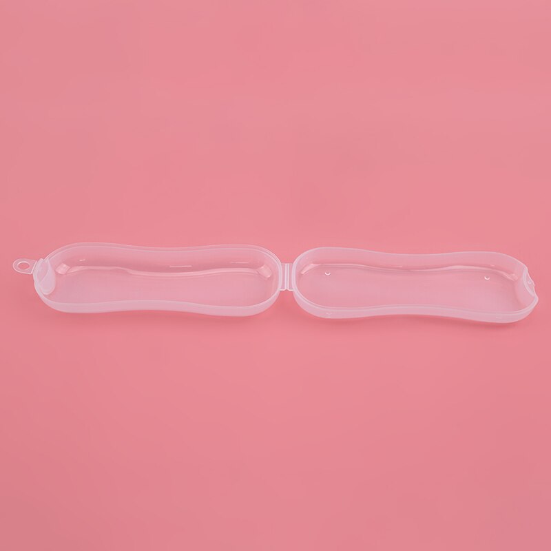 Baby Simple Spoon Storage Box Portable Transparent Plastic Tableware Case Spoon Fork Storage Box Cutlery Organizer Travel