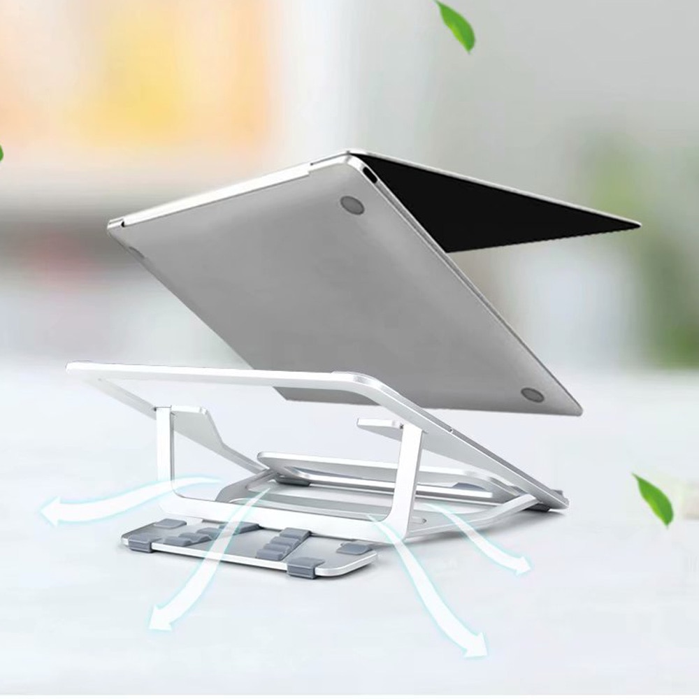 Wiwu Universele Laptop Stand Aluminium Lapdesks Voor Macbook Air Pro 11-16 Inch Verstelbare Cooling Ondersteuning Notebook Pc Tablet stand