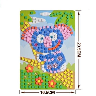 Children Toys Puzzle DIY Foam Mosaic Stickers Art Cartoon Crystal Sticker Educational Toys For Kids Christmas Toy: 12