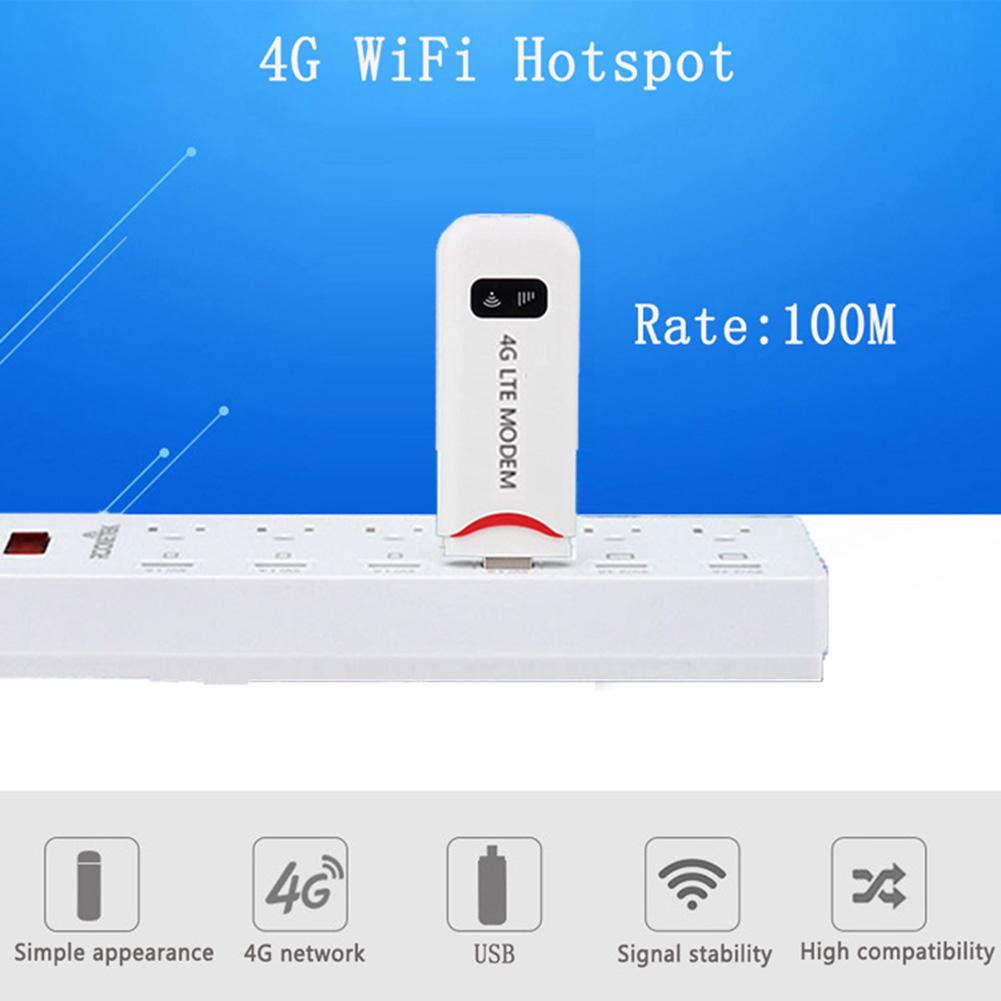 Przenośny wzmacniacz rutera, 4G/3G USB Wifi 100Mbps bezprzewodowy wzmacniacz sygnału wsparcie wielopasmowe FDD-LTE B1 B3 B7 B8 B20
