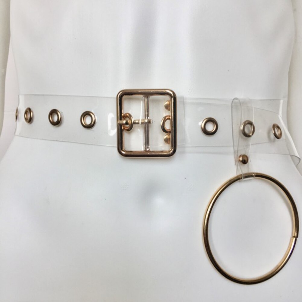 Women Waist Belt Resin Transparent Women Belt Jeans Belt Clear Heart Pin Buckle Women Waistband Invisible Waist Belts