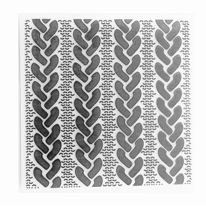 15x15cm rope Embossing folders Plastic bump Scrapbooking DIY Template Fondant indentation Cake Photo Album Card Make