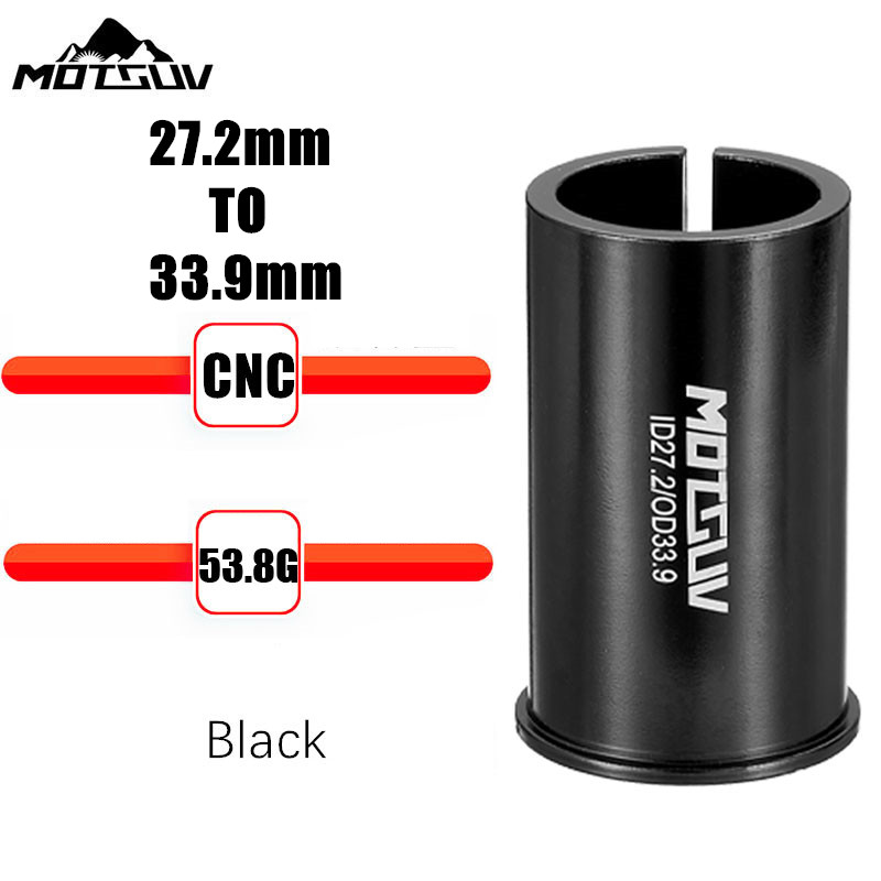 MOTSUV Fahrrad Sattelstütze Adapter Legierung Hülse Konvertieren Sattelstütze Rohr Konvertierung Adapter 25,4 27,2 28,6 30,4 30,8 31,6 33,9 34,9mm: Blau