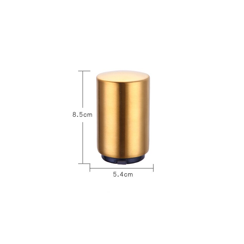 Stainless Steel Bottle Opener Automatic Beer Soda Cap Wine Drinking Bottle Opener Set Kitchen Accessories Kitchen Tools: gold
