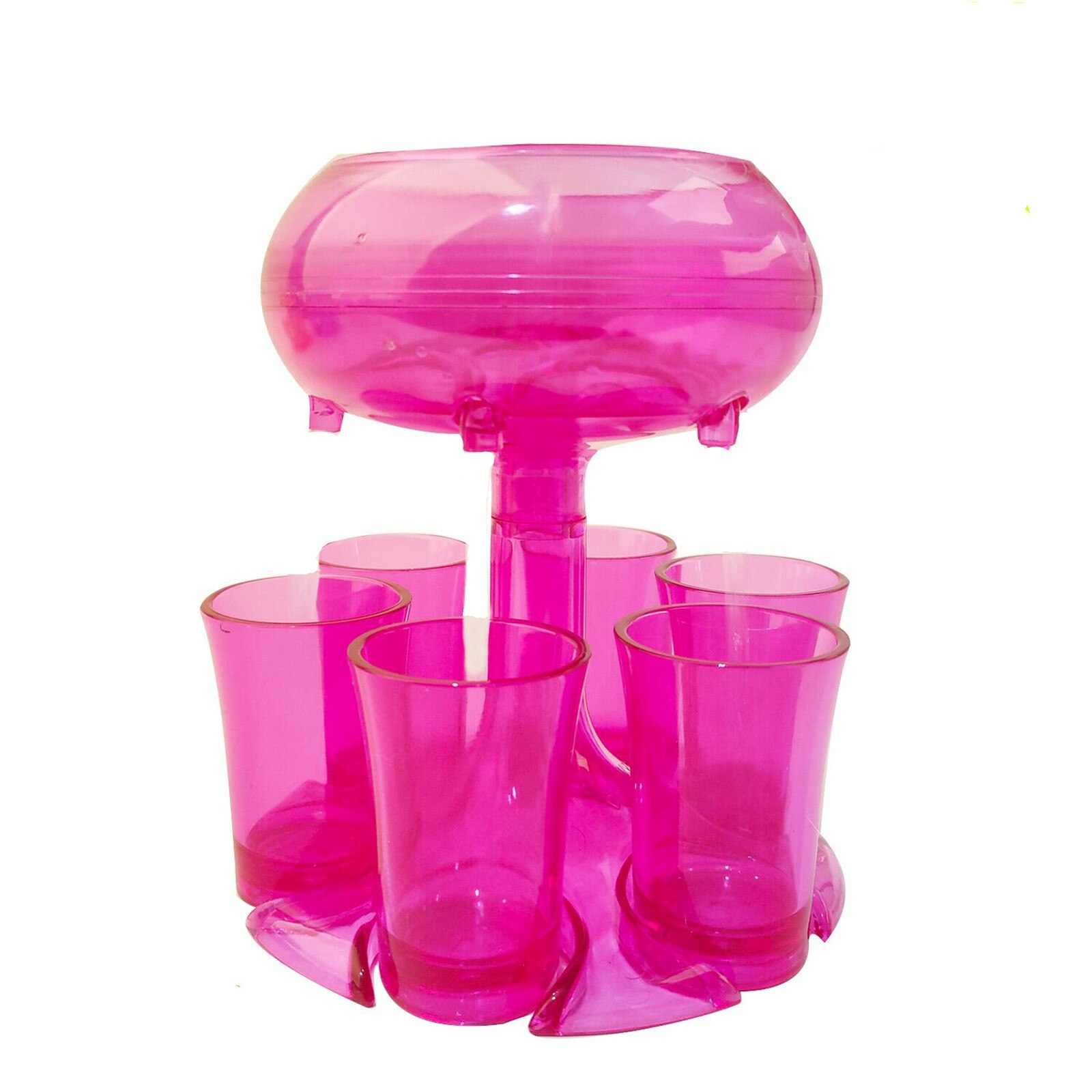6 Borrelglas Dispenser Wijn Whisky Bier Dispenser Rack Bar Accessoires Caddy Liquor Dispenser Party Games Drinken Gereedschap # T2G: B