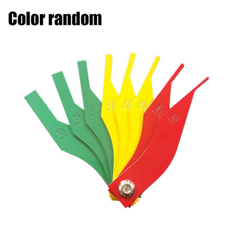 1pcs Brake Pad Scale Brake Pad Thickness Gauge Brake Thickness Pad Brake Pad Instrument Measuring Measuring Instrument Wear: Default Title