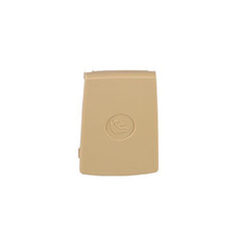 Noir/Beige voiture siège arrière crochet ISOFIX couverture ABS enfant retenue boucle accessoires pour BMW X1 E84 3 série E90/F30 1 série E87: Beige B2