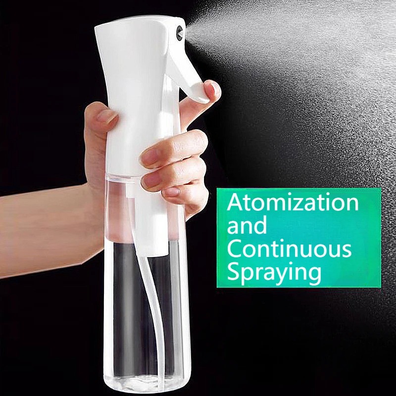 Continuous Spray Bottle with Ultra Fine Mist Refillable Versatile Water Sprayer for Hair, Home Cleaning, Salons, Plants and More