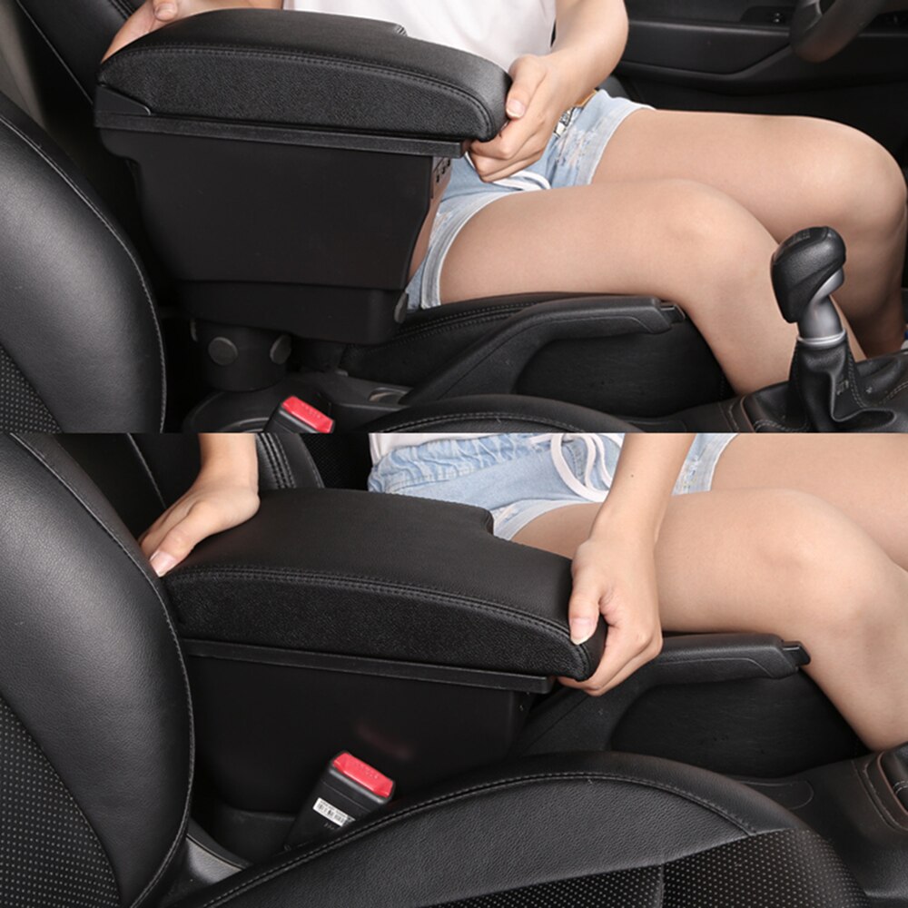 Armsteun Box Cover Holder Universal Car Center Console Modificatie Accessoires Opbergdoos Met Usb Voor Suzuki Vitara