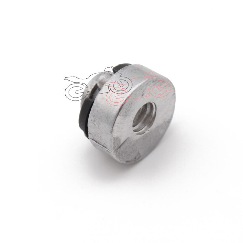 2x Motorcycle Rear Fender Seat Nut Kit for Sportster Street Bob Softail 1996 Mount Nut Bolt Easy Grip Quick Release 17x12mm
